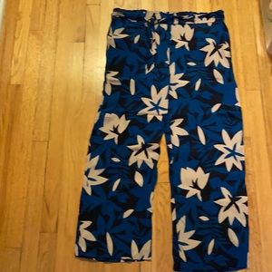 Loft floral pattern pants